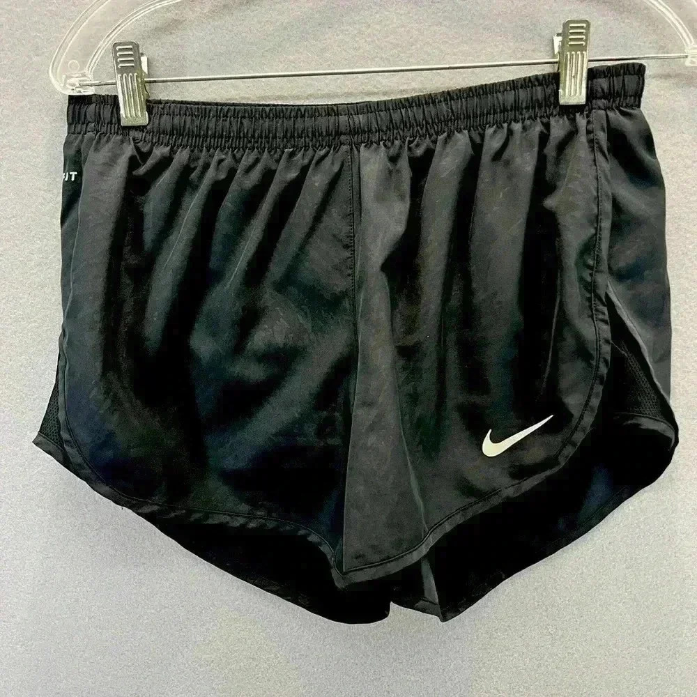 Nike Dri-fit lined running shorts in black